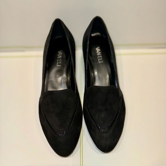 VANEL ASTYR BLACK PRINT - Women's Size 7W - Picture 3 of 10